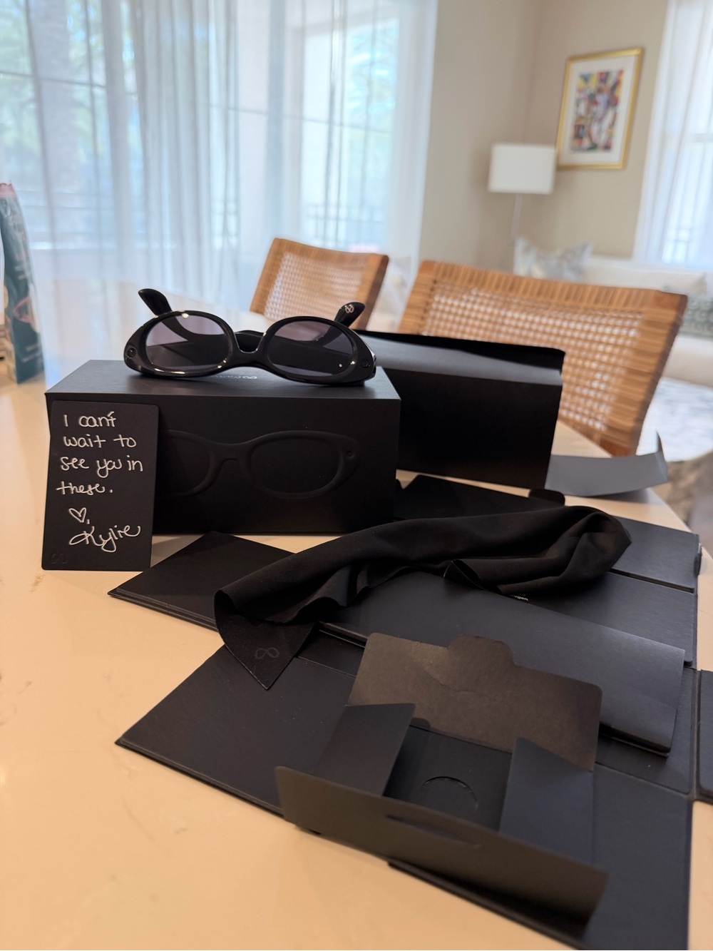 Kylie Jenner x Meta AI Glasses